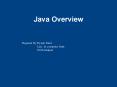 Java Overview PowerPoint PPT Presentation