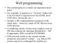 Web programming PowerPoint PPT Presentation