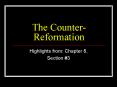 The Counter-Reformation PowerPoint PPT Presentation