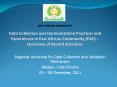 EAST AFRICAN COMMUNITY Data Collection and Harmonization Practices and Experiences in East African Community (EAC)  PowerPoint PPT Presentation