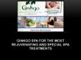 Ginkgo Spa for the Most Rejuvenating and Special Spa Treatments