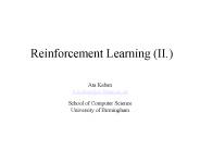 Reinforcement Learning (II.)