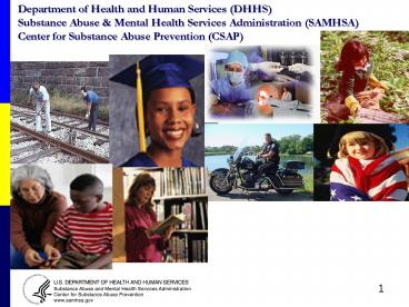 Department of Health and Human Services (DHHS) Substance Abuse