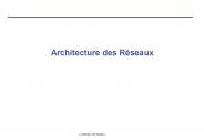 Architecture des R