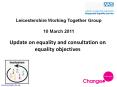 Update on equality and consultation on equality objectives PowerPoint PPT Presentation