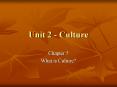 Unit 2 - Culture PowerPoint PPT Presentation