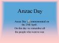 Anzac Day PowerPoint PPT Presentation