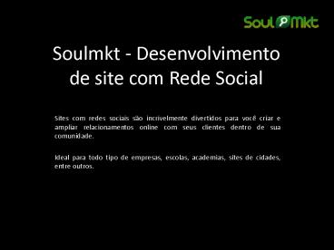 Desenvolvimento de Site com Redes Sociais