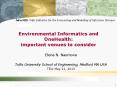 Environmental Informatics and OneHealth: important venues to consider PowerPoint PPT Presentation