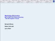 Workshop Discussion: HDF