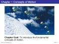 Chapter Goal: To introduce the fundamental concepts of motion. PowerPoint PPT Presentation