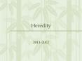 Heredity PowerPoint PPT Presentation