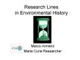 Research Lines in Environmental History PowerPoint PPT Presentation