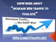 Know More About Increase Web Traffic To Your Site PowerPoint PPT Presentation