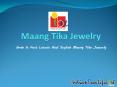 Maang Tika Jewelry PowerPoint PPT Presentation