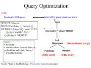 Query Optimization