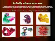 Infinity shape scarves