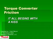Torque Converter Friction
