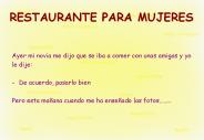 RESTAURANTE PARA MUJERES