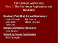 Fall College Workshops Part I: The Common Application and Naviance PowerPoint PPT Presentation