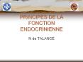PRINCIPES DE LA FONCTION ENDOCRINIENNE PowerPoint PPT Presentation