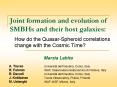 Joint formation and evolution of SMBHs and their host galaxies: PowerPoint PPT Presentation