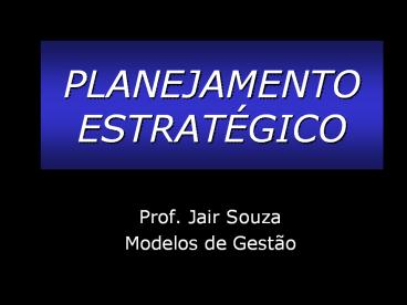 Prof. Jair Souza