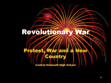 Revolutionary War