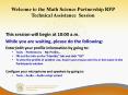 Welcome to the Math Science Partnership RFP Technical Assistance Session PowerPoint PPT Presentation