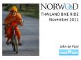 THAILAND BIKE RIDE November 2011 PowerPoint PPT Presentation