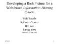 Developing a Rich Picture for a Web-based Information Sharing System PowerPoint PPT Presentation