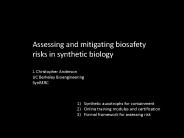 Synthetic auxotrophs for containment