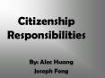 Citizenship Responsibilities PowerPoint PPT Presentation
