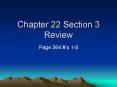 Chapter 22 Section 3 Review PowerPoint PPT Presentation
