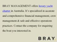 Luxury Yacht Charters in Australia