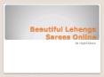 Lehenga Sarees Online