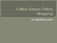 Cotton Sarees Online Shopping