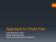 Approach to Chest Pain PowerPoint PPT Presentation