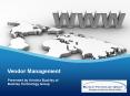 Vendor Management PowerPoint PPT Presentation