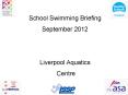 School Swimming Briefing PowerPoint PPT Presentation