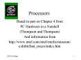 Processors PowerPoint PPT Presentation