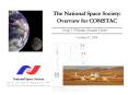 The National Space Society:  Overview for COMSTAC PowerPoint PPT Presentation