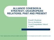 ALLIANCE COHESION