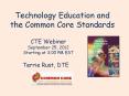 Technology Education and the Common Core Standards PowerPoint PPT Presentation