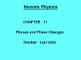 Honors Physics PowerPoint PPT Presentation