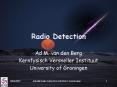 Radio Detection PowerPoint PPT Presentation