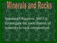 Minerals and Rocks PowerPoint PPT Presentation