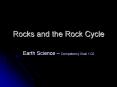 Rocks and the Rock Cycle PowerPoint PPT Presentation