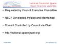 National Council of Space Grant Directors Web Site PowerPoint PPT Presentation