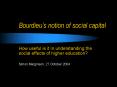 Bourdieu PowerPoint PPT Presentation
